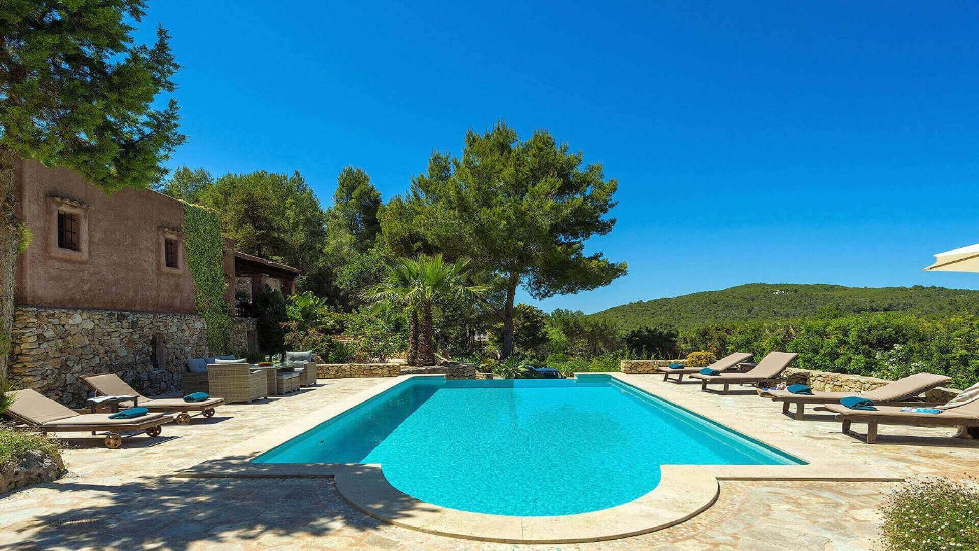 New! Villa Finca Niko Santa Eularia des Riu Dış mekan fotoğraf